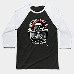 Midnight Beholder's Naughty Santa List - A Xmas December Claus Baseball T-Shirt